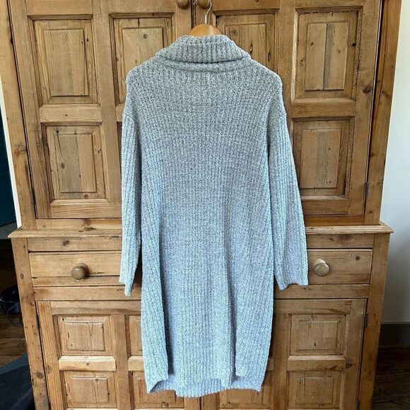 Softies Large / XL Sweater Dress Gray Lounger Pocket Cozy Soft Marshmallow - Picture 8 of 12